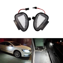 2 шт. CANbus Led под боковым зеркалом лужа светильник Модуль для V W Golf MK6 6 MKVI C45 Cabriolet Белая светодиодная лампа