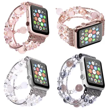 

Jewelry Stretch Bracelet for Apple Watch Band for IWatch Seies 1/2/3/4 42mm 38mm 40mm 44mm Wrist Strap Watch Band Belt
