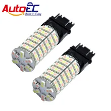 AutoEC 50 X T25 3157 12v 120smd 1210 3528 3356 3456 3457 4157 светодиодный белый розовый двойной Цвет авто передний указатель поворота светильник# LE10