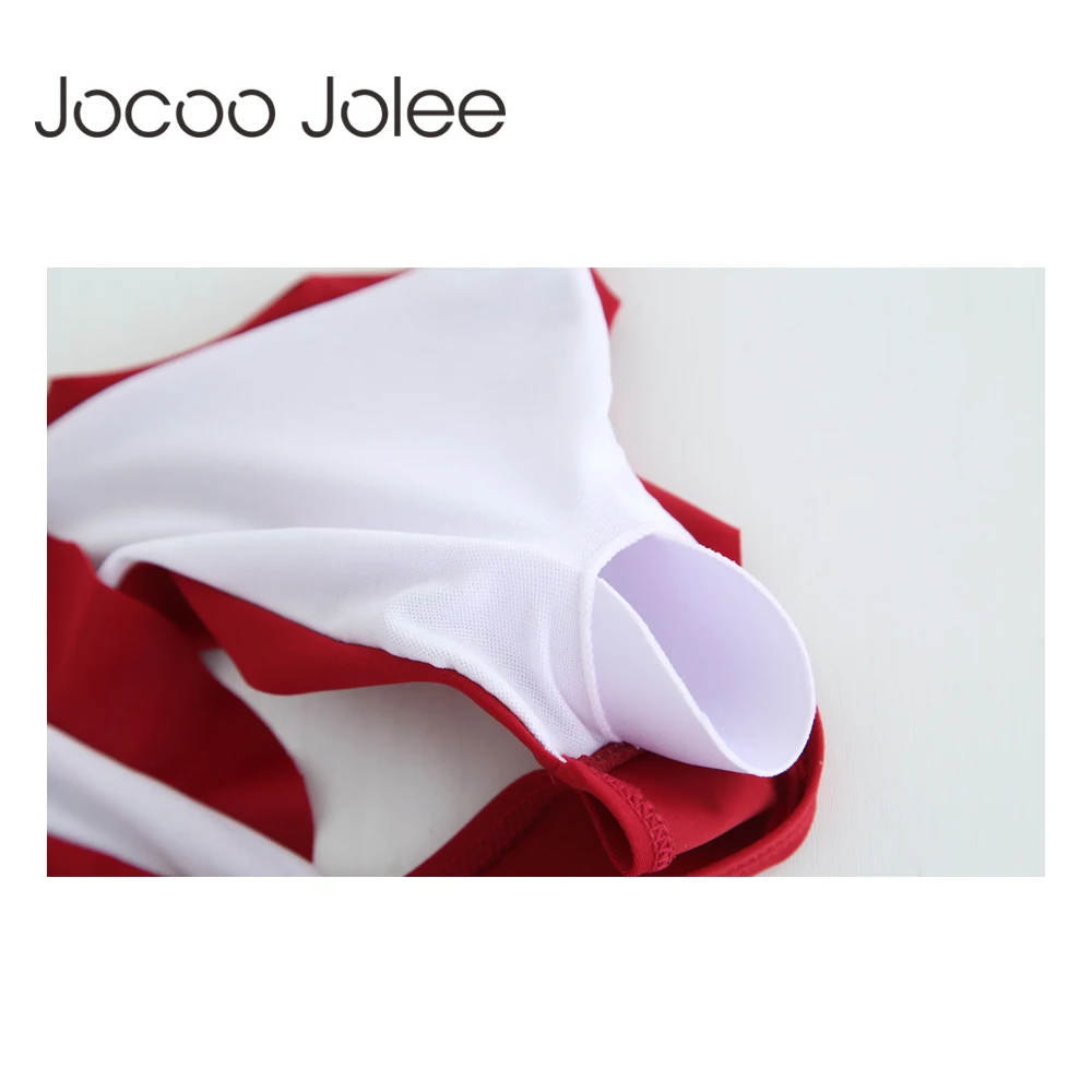 Женские летние костюмы Jocoo Jolee с открытой спиной на шнуровке дизайнерские топы