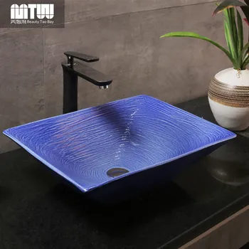 

Ceramic wash basin counter basin vintage household wash basin new chinese style classical table basin