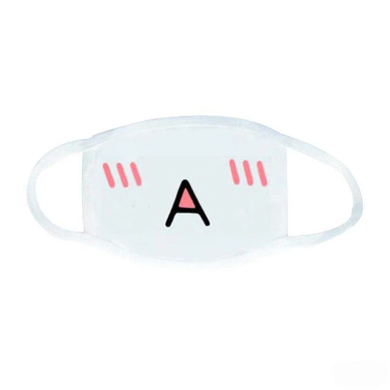 Fashion Expression Mouth Mask Anime Cotton Mouth Mask Unisex Mask Mouth-muffle Dustproof Respirator Cute Anti-Dust Mouth Covers