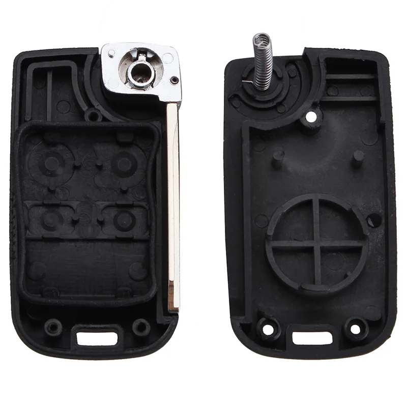 1PC Folding Flip 4 Buttons Remote Car Key Fob Case Cover Replace for Ford Explorer Taurus Mustang Lincoln Aviator Mercury Sable