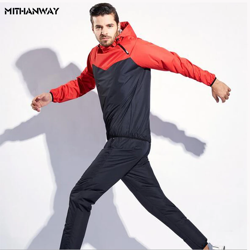 Men Women Sports Running Jacket Sweat Suit Lose Weight Sportswear Men Sport Sets Gym Cloth Fitness Training Track Jacket