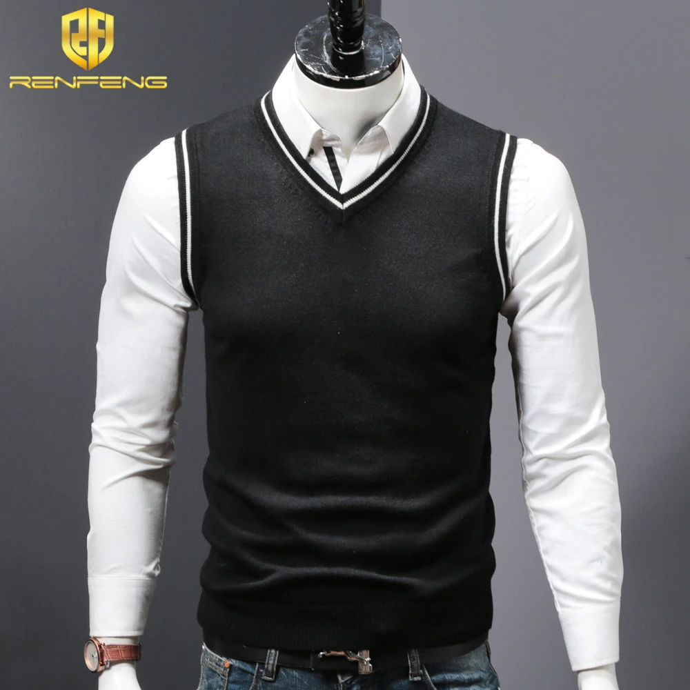 mens christmas sweater dress Sleeveless Vest Underwear cashmere