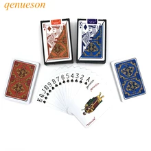 New Hot Smooth Waterproof Baccarat PVC Texas Hold'em Plastic Playing Cards PVC Poker Club pattern Cards Board Game 2.28*3.46inch