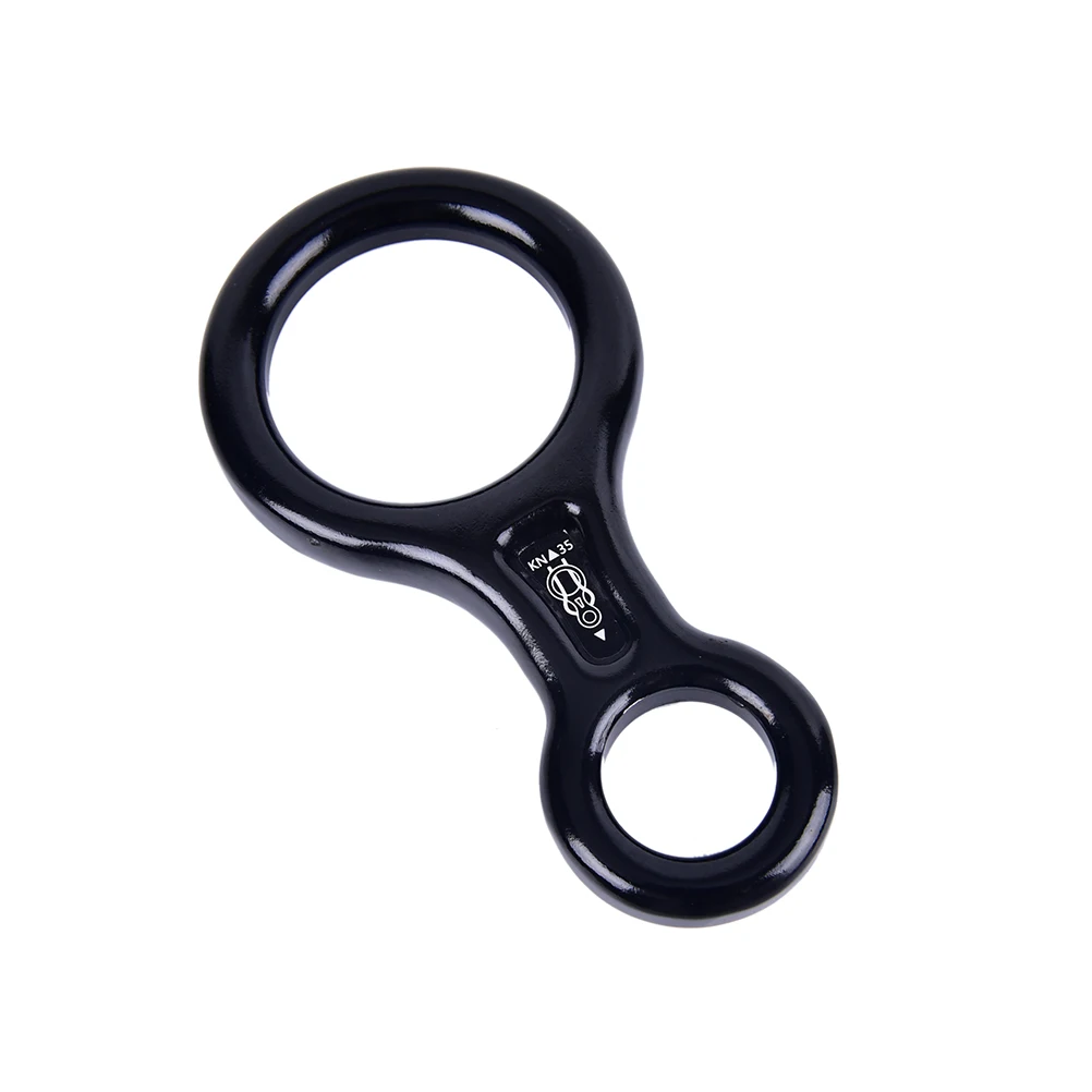 في الهواء الطلق تسلق والعتاد المفاتيح حلقة تسلق Carabiners الهبوط من قمم الجبال الإنحدار السلامة حلقة ل تسلق الصخور معدات اكسسوارات