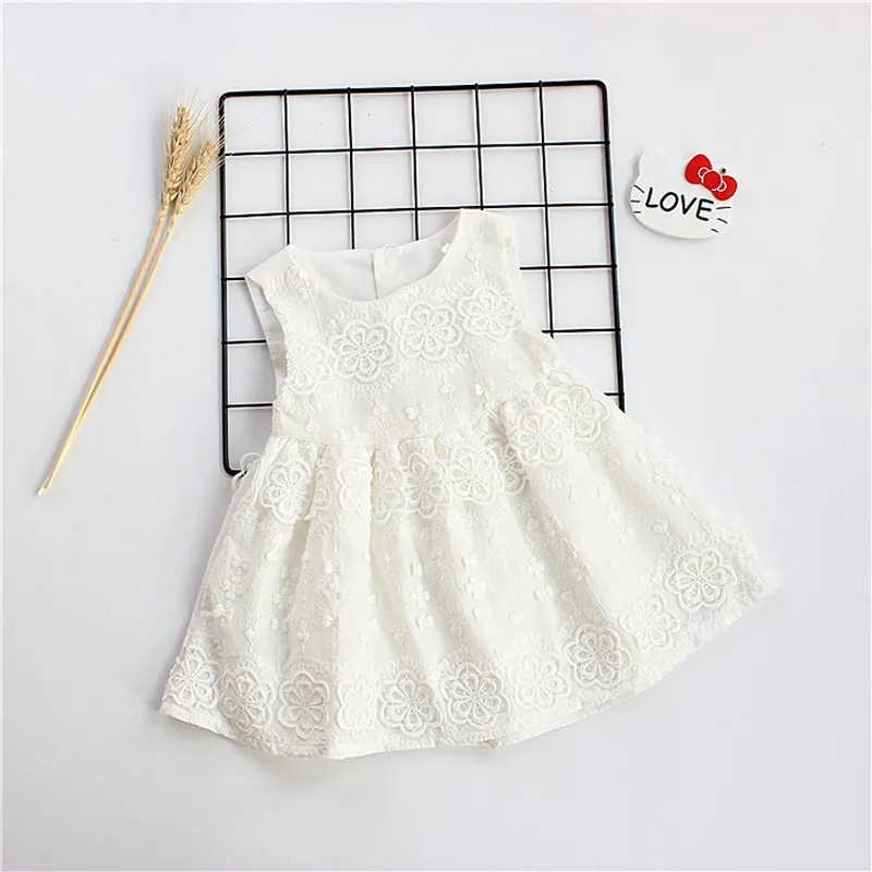 Baby Dresses Girls Children's Toddler Girls High-end embroidered Princess Dresses Summer Fresh and generous Party Dress kids clothing (6)