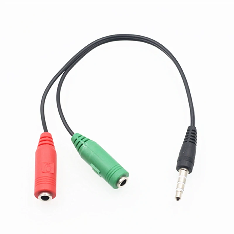 Rankman 10pcs Audio Splitter 3.5mm Cable Male to 2 Ports with Mic 3.5 Jack Extension AUX Cable for Speaker Phone Car Earphone Rankman 10pcs Audio Splitter 3.5mm Cable Male to 2 Ports with Mic 3.5 Jack Extension AUX Cable for Speaker Phone Car Earphone