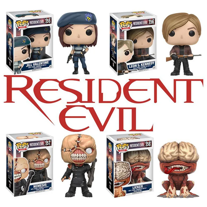 resident evil pop figures