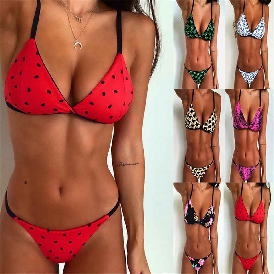 Бикини в горошек, женские купальные костюмы, женский купальник, пляжный купальный костюм, maillot de bain femme biquini, сексуальный бразильский комплект бикини