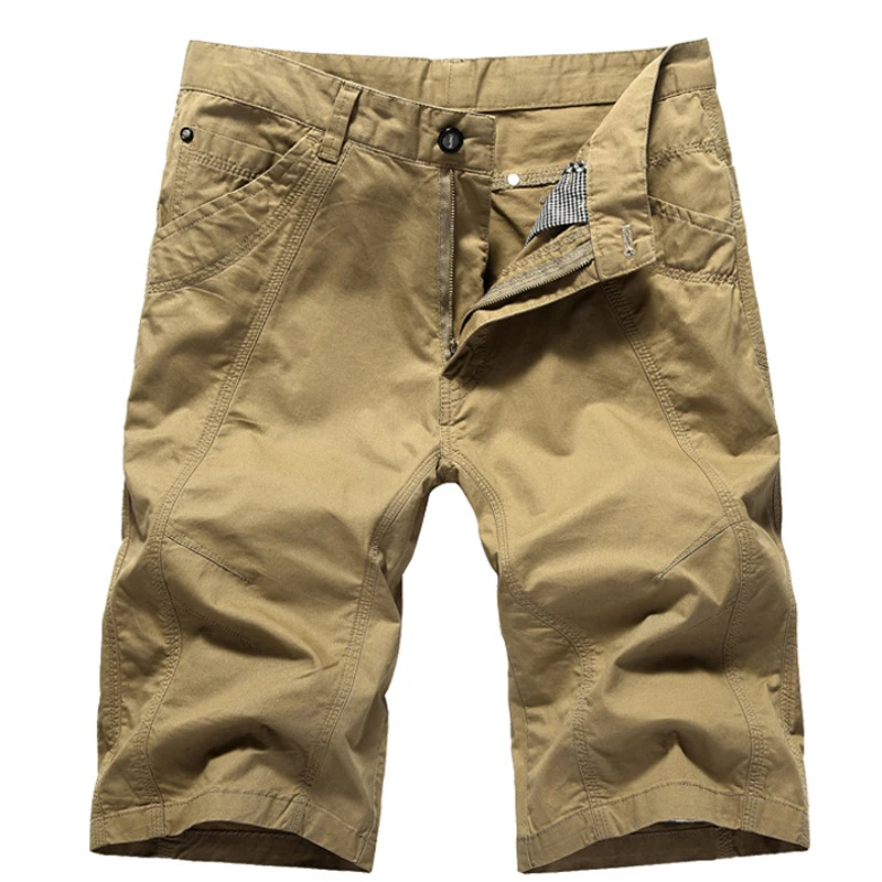 Мужские шорты Карго новые Летние повседневные карманные шорты Masculino джоггеры комбинезон военные короткие брюки weatpants плюс размер 42