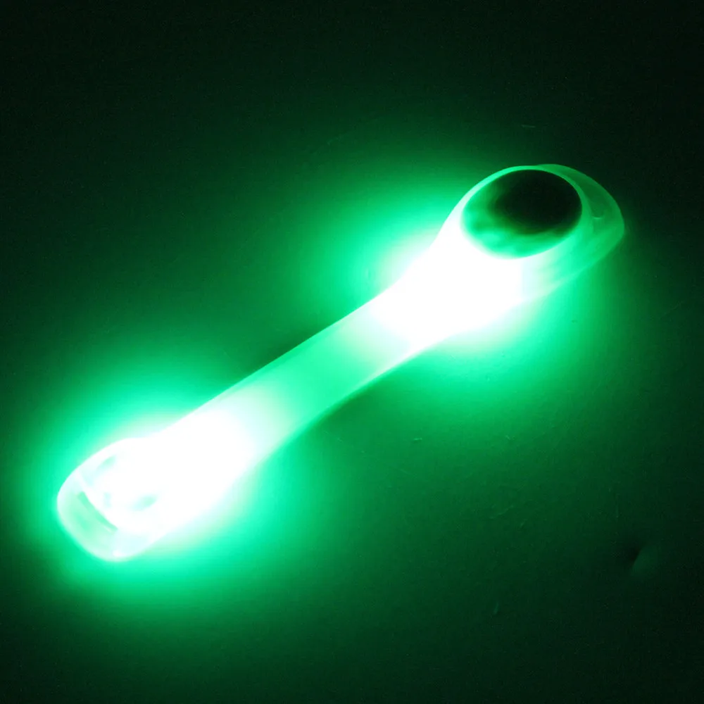 1 шт. светоотражающий ремень безопасности нарукавник для ночного велоспорта светодиодный нарукавный светильник Лидер продаж - Цвет: Green