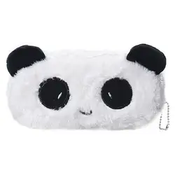 Детский мультяшный пенал плюшевая большая сумка для ручки косметический макияж мультяшная сумка для хранения панда