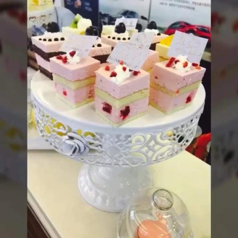 Элегантный набор тарелок, белый десерт, фрукт, кекс, торт, подставка, тарелка, фруктовый поддон, украшение для свадебной вечеринки, тарелки и тарелки 0102