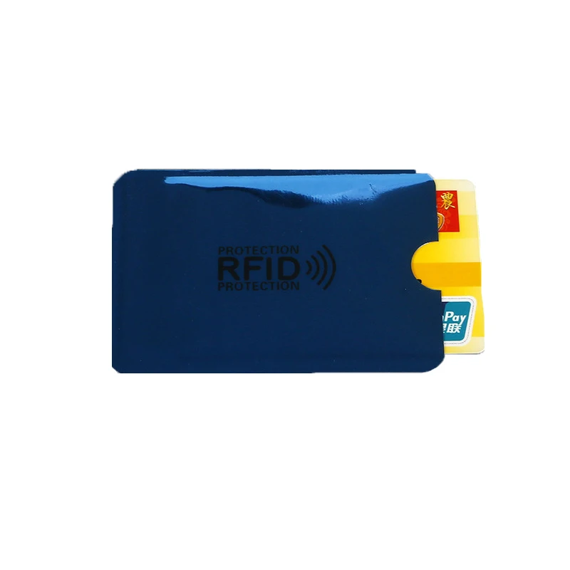 الملونة 10 قطعة/المجموعة ID بطاقة حقيبة التخزين مكافحة المسح RFID مانع التدريع NFC بطاقة الحقيبة حالة الخصوصية حماية RFID023