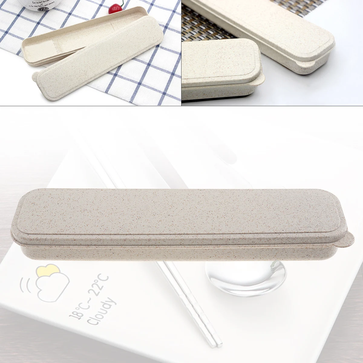 

Universal Portable PP Split-type Cutlery Receptacle Tableware Storage Box