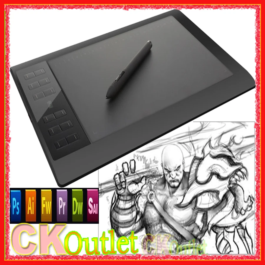 Купить gaomon 1060 pro + цифровой графический планшет рисунок планшет ...