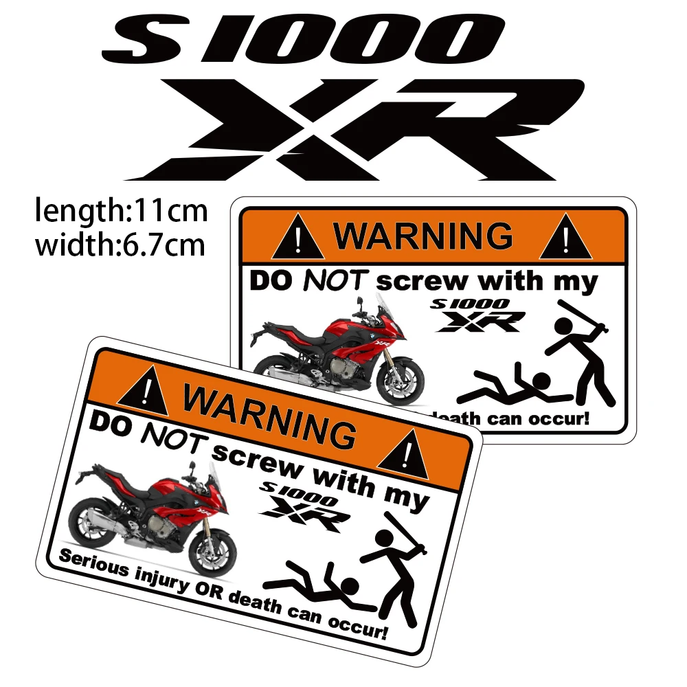

KODASKIN Motorcycle Cheap Creative Warning Sticker Decal for BMW S1000XR