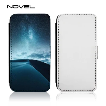 

High quality! sublimation flip leather wallet case for Huawei enjoy 7