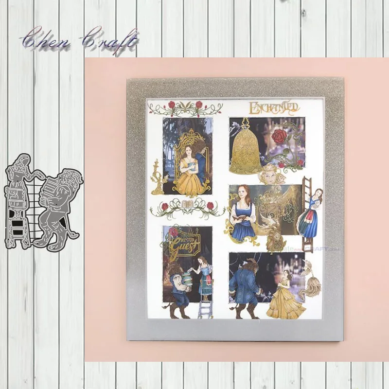 

Put the book on the shelf Metal Cutting Dies New 2019 for Card Making Scrapbooking DIY Album Embossing Paper Craft Dies