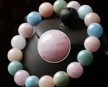 

10 mm Natural Morgan Stone Gemstone Round Beads Bracelet
