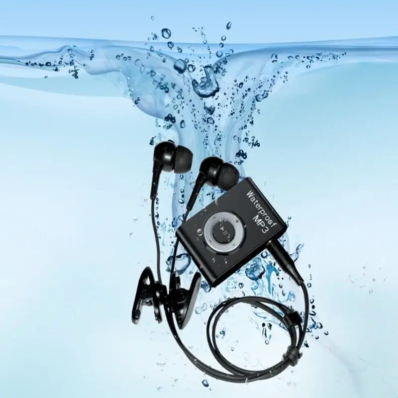 

Newest Mini Waterproof Swimming MP3 Player Sports Running Riding MP3 Walkman Hifi Sereo Music MP3 Player With FM Radio Clip