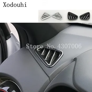 

Car carbon fiber/ABS matte cover garnish trim front Air condition Outlet Vent For Hyundai Kona Encino Kauai 2017 2018 2019 2020