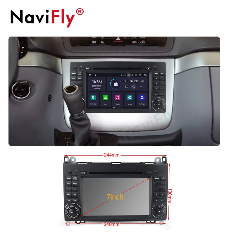 Top Navifly Car Radio Multimedia Navigation GPS Android9.0 for Mercedes Benz B200 A B Class W169 W245 Viano Vito W639 Sprinter 1 Top Navifly Car Radio Multimedia Navigation GPS Android9.0 for Mercedes Benz B200 A B Class W169 W245 Viano Vito W639 Sprinter 1