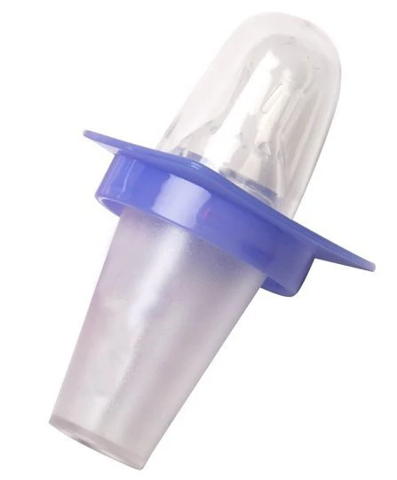 Милый 2 цвета высокого качества удобные мягкие детские устройство для введения лекарства со шкалой для подавать малыша успокоитель младенцев соска необходимые - Цвет: Синий