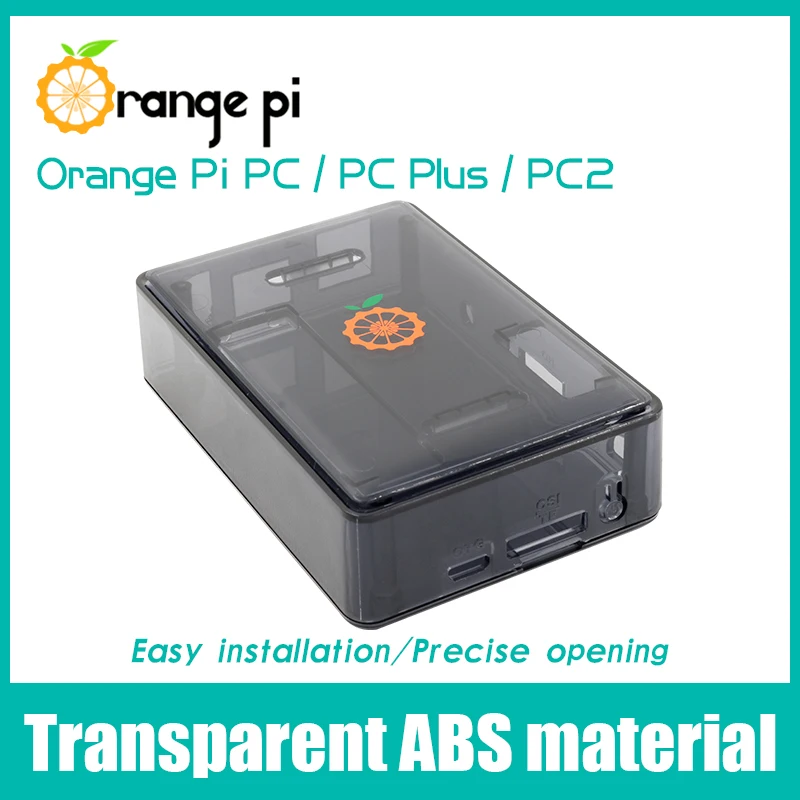 Чехол Orange Pi ABS черный подходит только для плат OPI PC/PC Plus/PC2|orange pi|orange pi caseorange pc case |