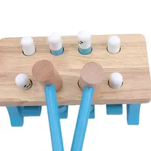 Полезных Ребенка Игрушка развивающая игрушка деревянная игрушка "Молоток" бить хомяк Детские мышц игрушка реагирования поезд моделирования