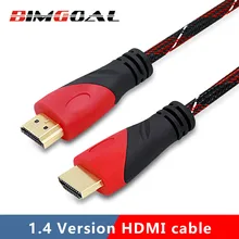 Best Offers HDMI Cable with mesh HDMI to HDMI Cable 1m 1.5m 2m 3m 5m 8m 10m 15m HDMI Cable 4K 1080P 3D for PS3 Projector HD Computer Cable