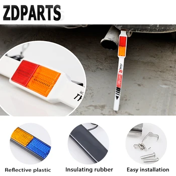 

ZDPARRS Car Reflective Warning Light Anti-static Remove Sticker For Volkswagen VW Golf 4 5 7 6 MK4 Honda Civic 2006-2011 Accord