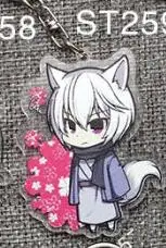 1 шт. аниме камисама Кисс Томоэ Miziki Miketsukami Shirakiin Inu x Boku SS Shirakiin Doubleside брелоки с принтом брелок - Цвет: 2