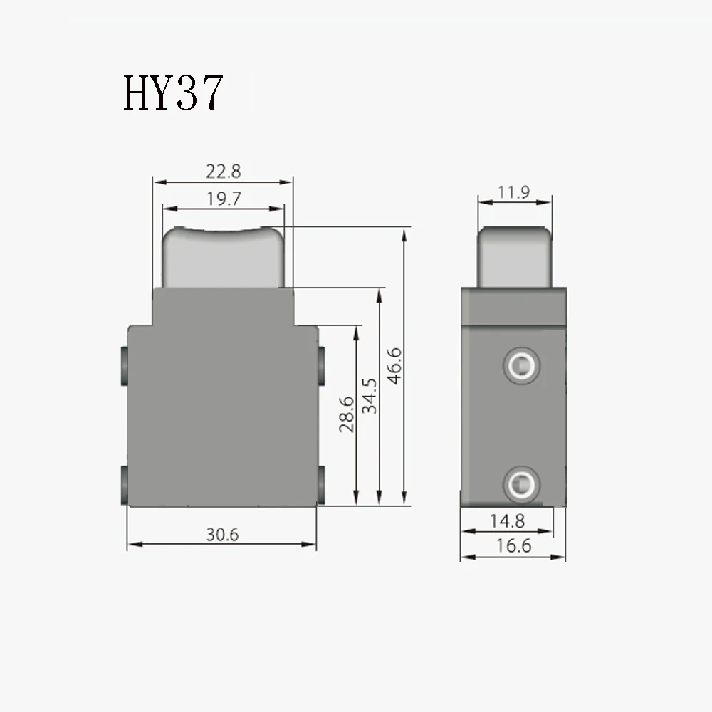 2 шт. KEDU HY37 HY37B 125/250 V 17/12A пыле триггер переключениt для ручных электрических инструментов и косилка лотереи без замка с фиксацией