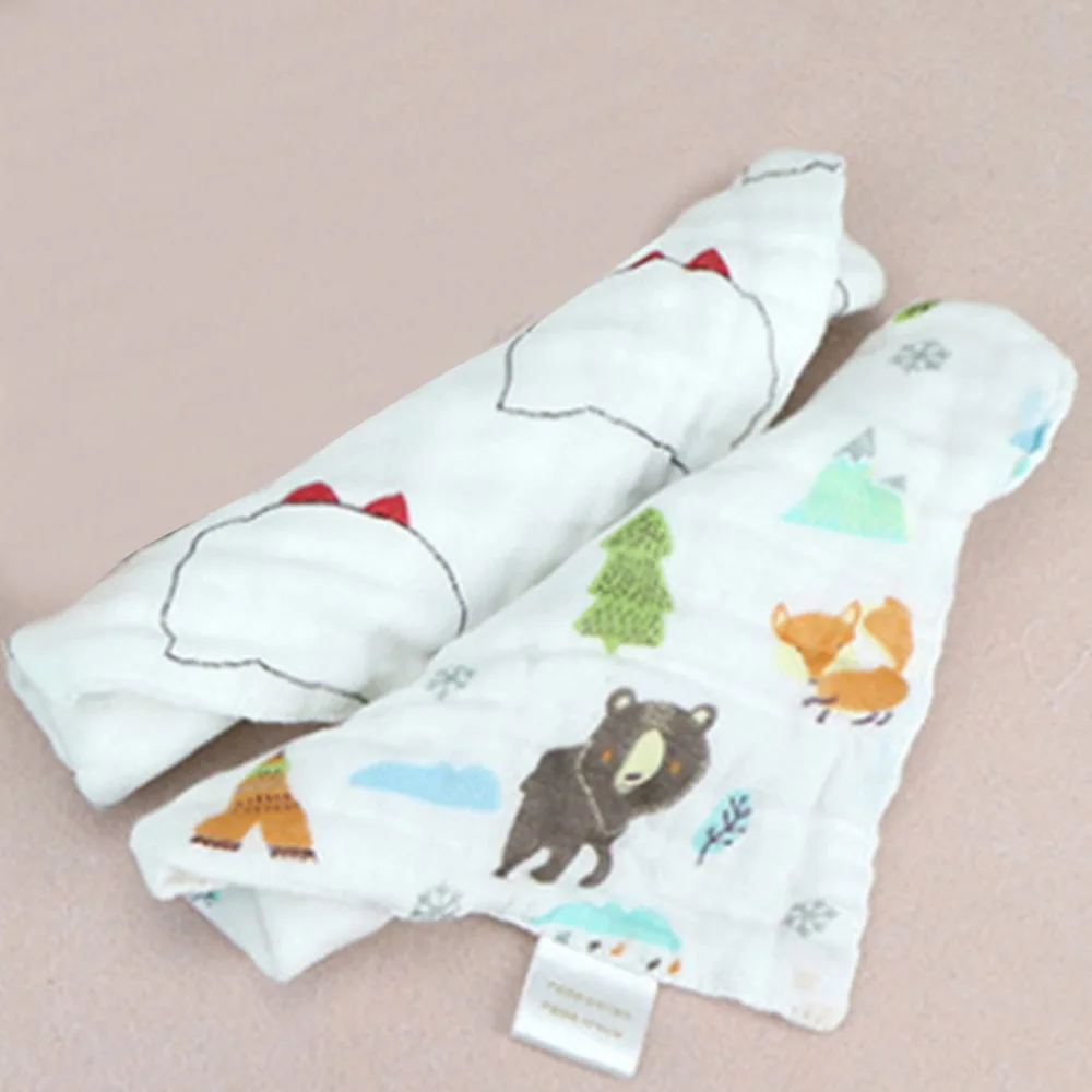 Cute Baby Bibs Girls Boys Baby Cloth Babador Animal Print Baby Bibs Bebe Smock Burp Cloths Accessory Infant Baby Stuff