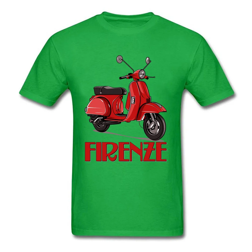 O Neck Piaggio-Vespa- All Cotton Male Tshirts comfortable Short Sleeve Tops Tees Dominant Casual Tops Shirts Top Quality Piaggio-Vespa- green