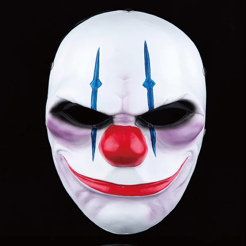 Payday 2 маска из полимера The Heist Wolf/Joker/Hoxton/Skull косплей Хэллоуин ужас клоун