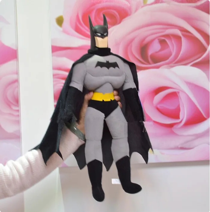 " супер герой игрушка Человек-паук Бэтмен Супермен мультфильм фигурка кукла высокое качество фильм фигурка, плюшевая игрушка для детей Рождественский подарок