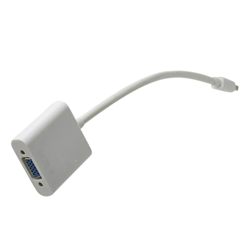 100pcs lots Thunderbolt DisplayPort Mini DP To VGA Cable Male To Female