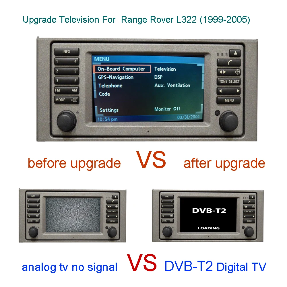 DVB-T2 Цифровое ТВ для Land Rover L322