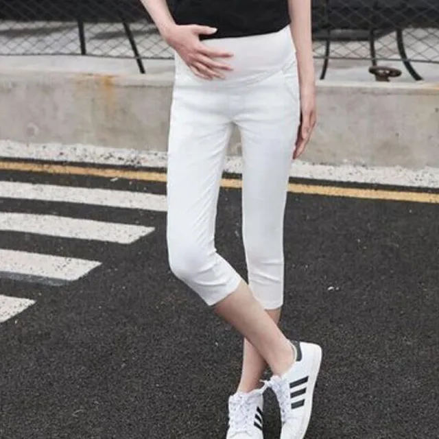 high waisted maternity trousers