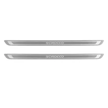 Car covers 304 stainless steel Ultra thin Scuff Plate Door Sill 2PCS fit For 2009 2012
