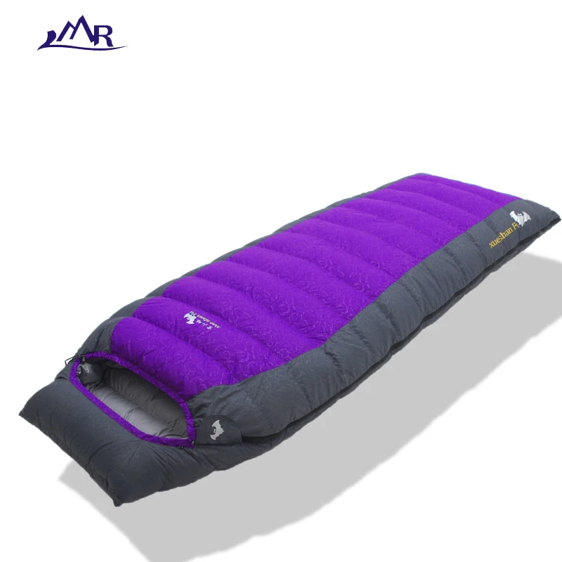 

LMR camping outdoor sleeping bag duck down sleeping bag adult waterproof adult winter sleeping bag cold winter hiking ultralight