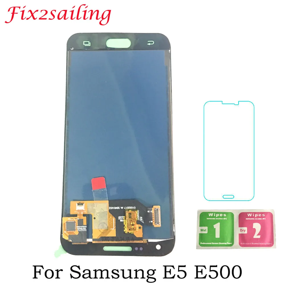 

5.0inch For Samsung Galaxy E5 E500 E500F E500H LCD Display Touch Screen Digitizer Assembly For SAMSUNG E5 LCD Adjust Brightness