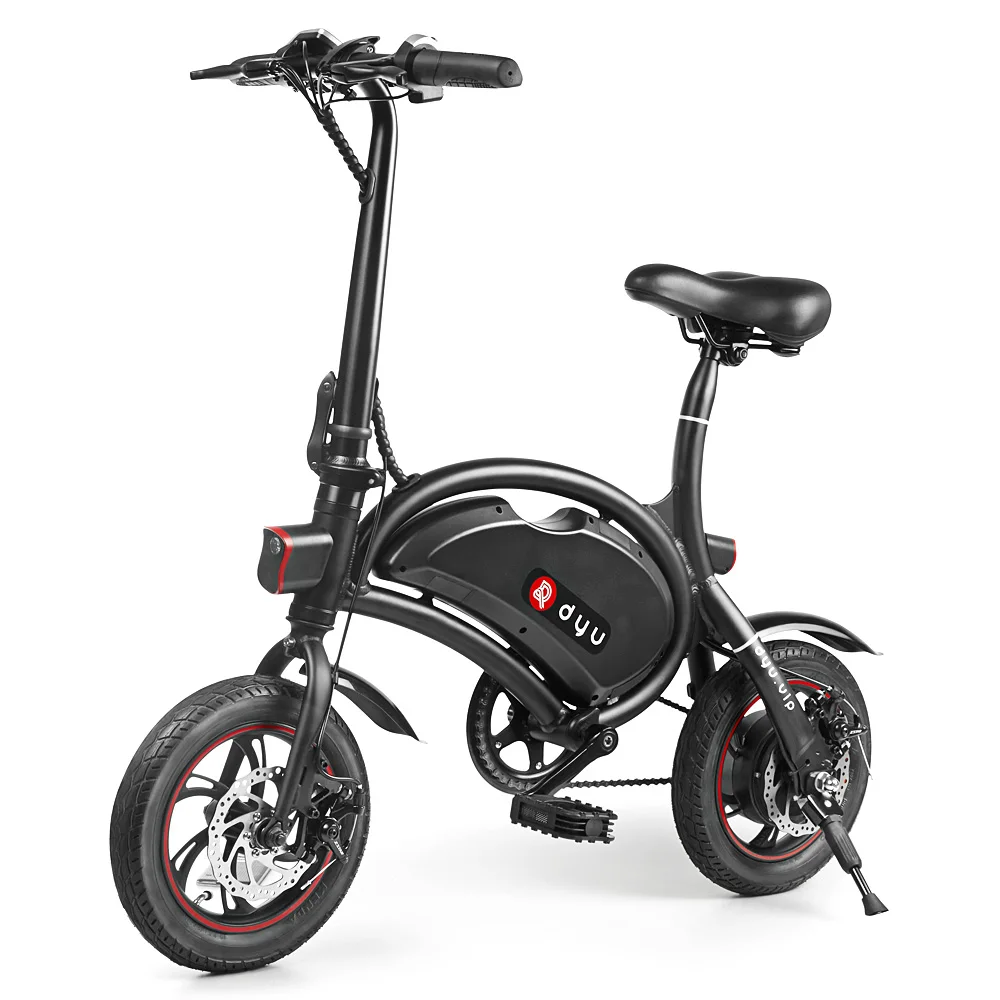 F Wheel DYU D2 Folding Electric Bike 12 Inch Wheels 5.2Ah Battery EU