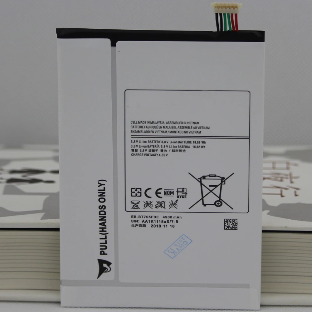 

ISUNOO Tablet Battery EB-BT705FBE For Samsung Galaxy Tab S 8.4 T700 T705 Replacement Battery 4900mAh With Free Tools
