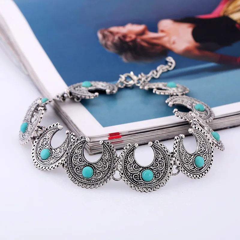 Lovbeafas модные браслеты богемная накидка ожерелье чокер ожерелье эффектное этническое колье винтажное Бохо ожерелье для женщин ювелирные изделия