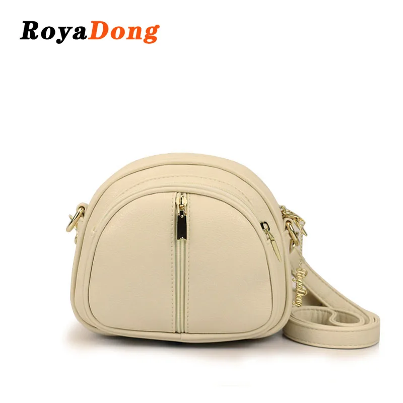 

RoyaDong New 2019 Women Messenger Bags Pu Leather Fashion Small Shoulder Bag Ladies Girls Handbags Crossbody Bags Female Design